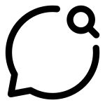 Bubble Search SVG Icon